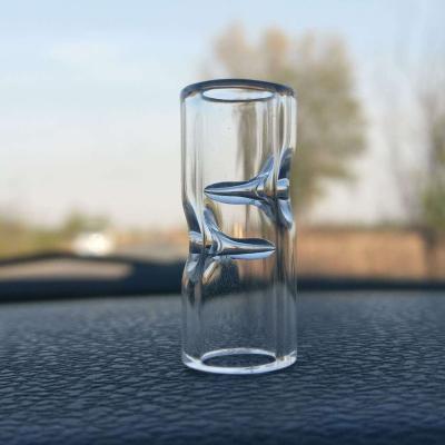 China Smoke Heat Resistant Mini Glass Pipe GlassTips Cigarette Holder Sale Smoking Accessories for sale