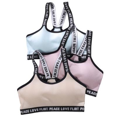 China Letter sling breathable explosive ladies wrap chest vest student girl parachute tube beauty back sports bra upper underwear for sale