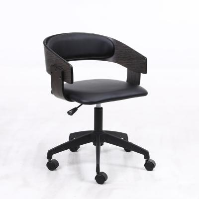 China (Height)Adjustable Modern PU And Plywood Swivel Office Chair for sale