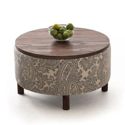 China Solid Wood Storage Ottoman Wooden Coffee Table from China Manufacturer for sale