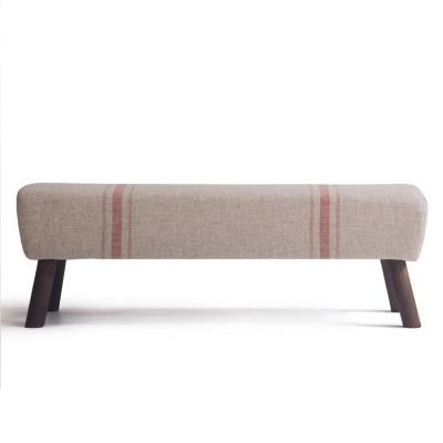 China stool home & Good Quality Ottoman Fabric Long Bench Upholstered Stool for sale