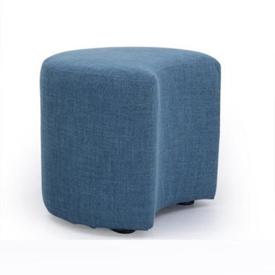 China stool home & Ottoman Designer Comfortable Petal Home Colorful Goods Fabric Ottoman for sale