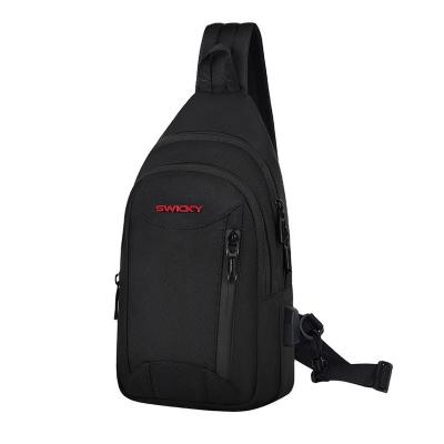 China SWICKY 2021 New High Quality Shoulder Bags Chest Men's USB Sling Casual Filling Travel Messengers Bag Men Cross - Body Sling Bag for sale