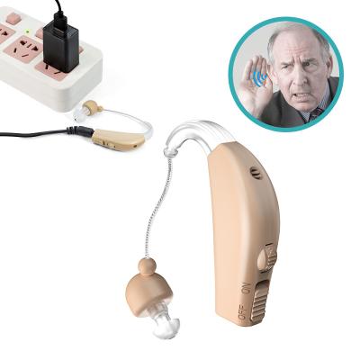 China Cheap Healthy Invisible Amplifier Hearing Aids BTE Hearing Amplifier For Deafness Hearing Aid Rechargeable Price List GM-100A for sale