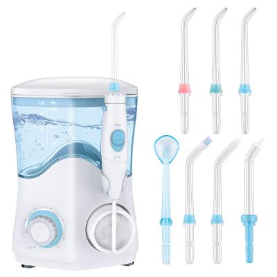 China Household ABS Household 600ml Water Jet Washing Machine Electronic Tooth Dental Flosser Remover Teeth Whitening Oral Irrigator for sale