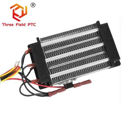 China Custom High Power 12v 24v 110v 220v Outdoor Uncharged Heater Insulated Electric Industrial PTC Heater Heating Element For HVAC System for sale