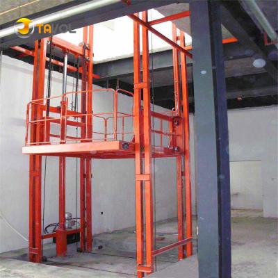 China Hotels Good Price Customized 3-15m Warehouse Lift Platform Material Cargo Lifts Hydraulic Goods Transport Lift For Sale for sale