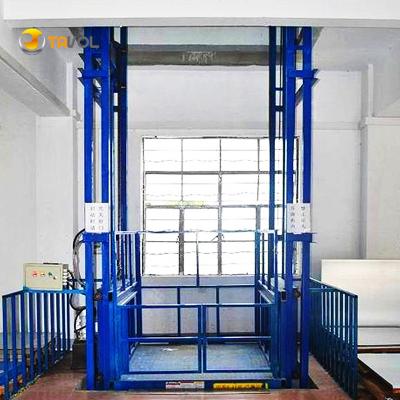 China High Quality Hotels 3-15m 2ton 3ton 4ton 5ton 6ton 8ton 10ton Warehouse Cargo Lift Platform Goods Transport Lift for sale