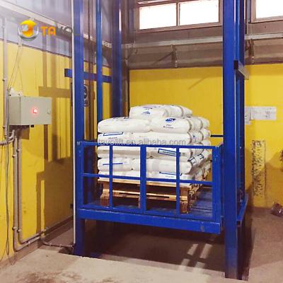 China Safety Easy Operation Convenience Hydraulic Vertical Storage Platform Warehouse Cargo Lift Platform Freight Lift Price for sale