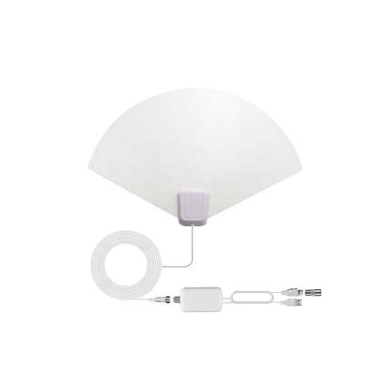 China 1080P 4K Ultra Thin Aerial Mile 60-80 TV Range Indoor Digital HD TV Antenna FOR FREE HD CHANNELS YJ-N069 for sale