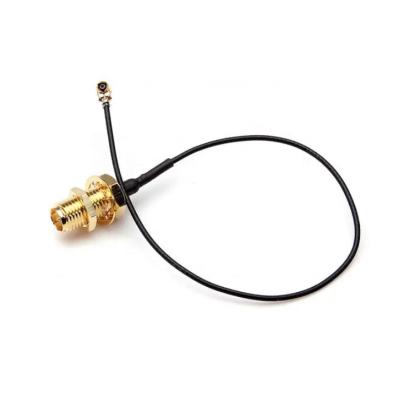 China Rf Wire Sma To U.fl Pigtail Cable IPEX To RP SMA Female Connector With Rf1.13 1.13mm Jumper Cable for sale