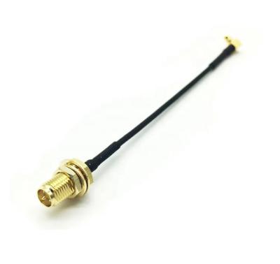 China RF Wholesales 105mm MMCX to SMA Female / RP-SMA FPV Antenna Female Connection Cable - SMA Female for sale