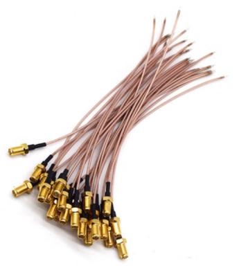 China RF Coaxial RF Cable Antenna SMA Female Lead Female Needle To Ipex Adapter Transfer Line for sale