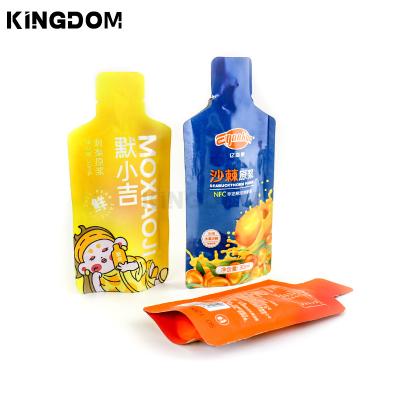 China ANTISTATIC Customized printing special shape packaging application beverage juice packaging stand up pouch for sale