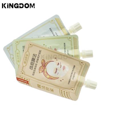 China Moisture Proof OEM manufacturer custom packaging bag beauty supplies liquid spout pouch for sale