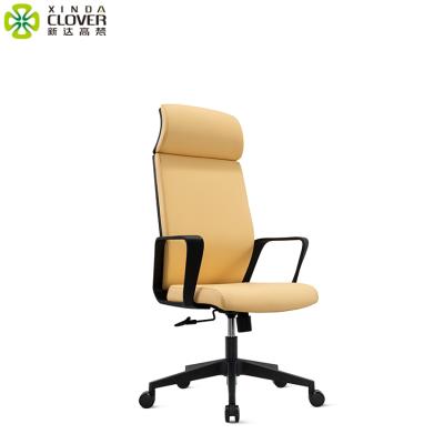 China China Manufacture Adjustable Swivel Executive Office Furniture Desk Leather Chair (Height) for sale