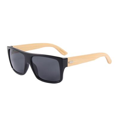 China Fashion Sunglasses Optifix Black Mirror Blu Ray Band Sunglasses Wooden Bamboo Absorbable Lenses Shade Sunglasses Pins for sale