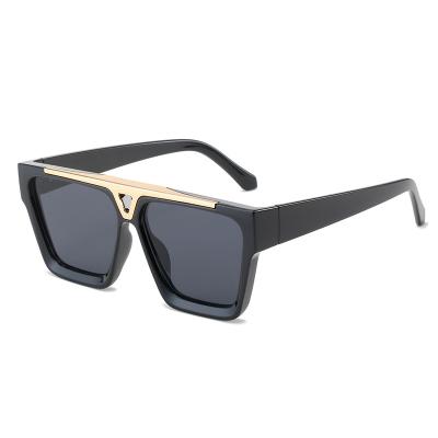 China Designer Oversized Shades Sunglasses Men Square Sun Glass Newest Fashion Sunglasses New Arrival Fashion Polarized for sale