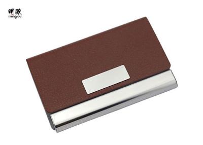 China Sterling Silver Business Card Holder Engraved Gift , Classy Executive Business Card Case for sale