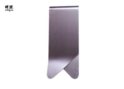 China Blank Metal Money Clip Paper Clip Fashionable Design Silver Material for sale