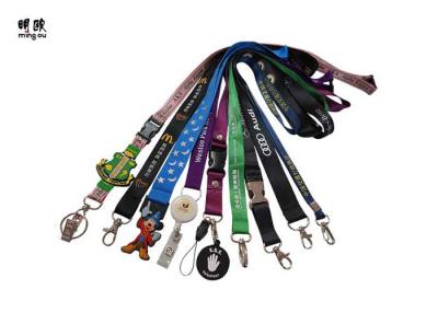 China Polyester Retractable Reel Badge Holder Lanyard For Kids Any Color / Logo Available for sale