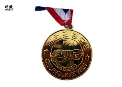 China Medalhas feitas sob encomenda da concessão do chapeamento de ouro para ostentar e evento grande com fita à venda