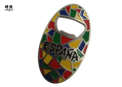 China Colorful Customizable Bottle Lid Opener , Bottle Key Opener Soft Enamel Logo for sale