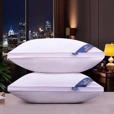 China Wholesale cheap original five star hotel quilted 1200g hilton anti-static 1000g pillows double lining for sale