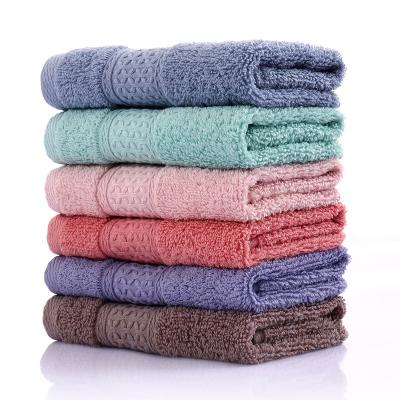 China Custom Made 100% Cotton Hand Face Facial Towels Hotel Bathroom Bath Towels Child Safe Small for sale