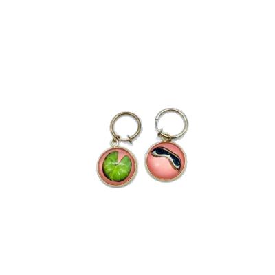 China Cute Fashion Accessories Decorations For Ladies Metal Round Earring for sale