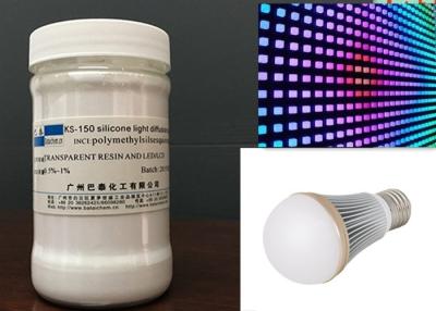 China De Lichte Verspreidende Agent/Polymethylsilsesquioxane van het 1,5 Micrometersilicone voor LCD ks-150 Te koop