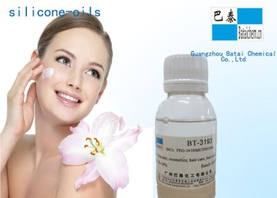 Chine silicone soluble dans l'eau BT-3193 liquide de polyéther de matière première d'huile de silicone de catégorie de soins de la peau à vendre