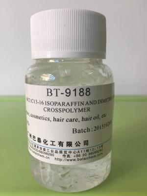 China Crystal Clear To Slightly Translucent-siliconegel voor Doeltreffendheid van Producten van het Behandelen van Rimpel BT-9188 Te koop