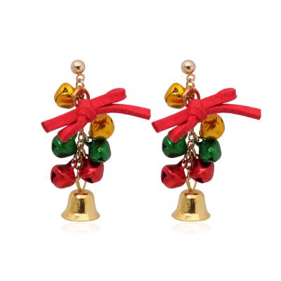 China FASHIONABLE American Market Popular Christmas Tree Style Earrings Shape Festival Decoration Women Christmas Gift Earrings for sale