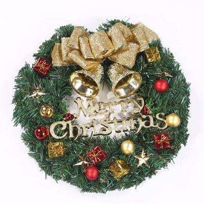 China Christmas Wreath Christmas Hotel and Indoor and Outdoor Party Christmas Mall Decoration Wreath Garland for sale