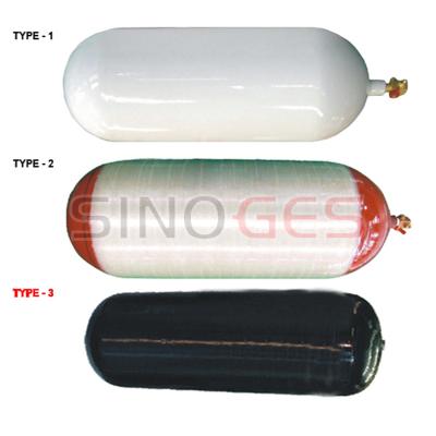 China For CNG on board or automotive vehicle mobile gas tank natural gas tank transport applications for type 3 compound cars bottle for sale