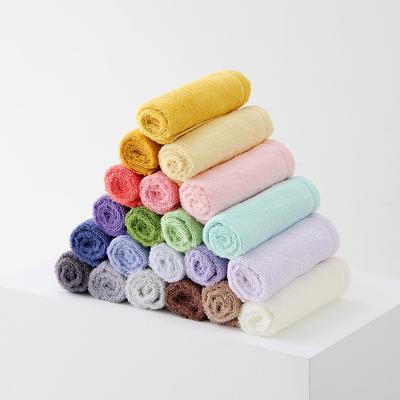 China Wholesale Viable Beach Towel Hotel Spa Bathroom Gradient Rainbow Combed Custom Face Towel For Spa for sale