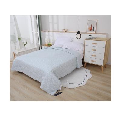 China Wholesale Price Baby Comforter Set Anti-static Floral Comforter Floral Lace Edge Printing Bedspread Sofa Cover Cheap Comforter Sheet for sale