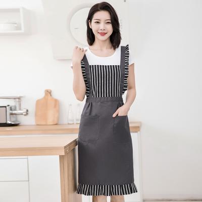 China Hot Sale Sleeveless Cleaning Apron Set Custom Apron Aprons Kitchen Chef For Women for sale