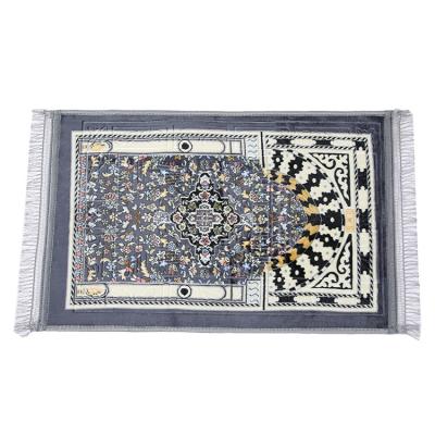 China Stain Resistant Machine Made Soft Comfortable Carpet Knee Pads Custom Prayer Mat Muslim Carpet for sale