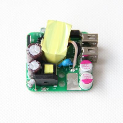 China FR-4 mobile phone charger pcb board, Usb charger pcb, 5v 1a 2.4a 18w pcb/Pcba fabrication for sale