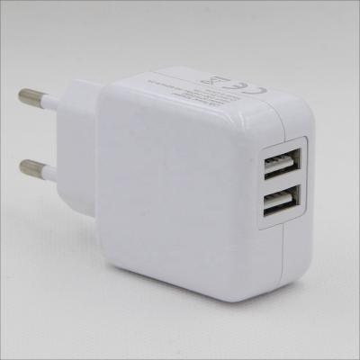 China MP3/MP4 Player Double Port 5V2A Mini Dual USB Wall Charger CE Certification for sale