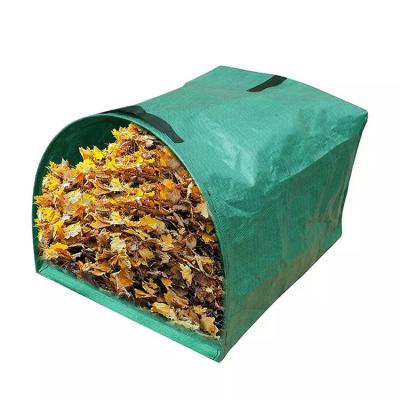 China Durable Hot Selling Foldable Yard Waste Reusable Collection Bags Yard Garbage Bags For Collecting Leaves for sale