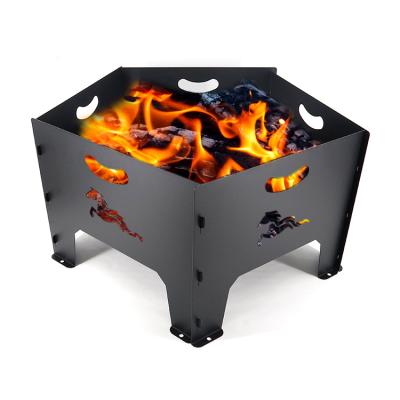 China Hot Sale 2021 Cast Iron Fireplace Charcoal BBQ Portable Patio Heater Stocked Outdoor Brazier Not HR-HK-008 for sale