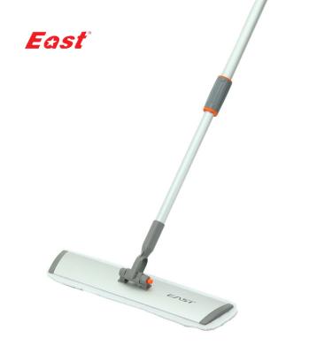 China Durable Aluminum Handle Microfiber Flat Floor Cleaning Mop With Microfiber Cloth, Aluminum Handle Flat Mop for sale