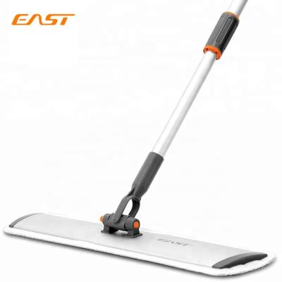 China IS Viable Aluminum Flat Flexible Telescopic Handle Floor Cleaner Magic Flat Broom Mop for sale