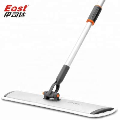 China Viable Parts Cleaning Broom Floor Aluminum Flat Broom Cleaning Broom Handle Aluminum Cleaning Tools for sale