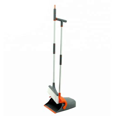 China 2021 new household long detachable handle dustpan and broom windproof sweeping set for sale