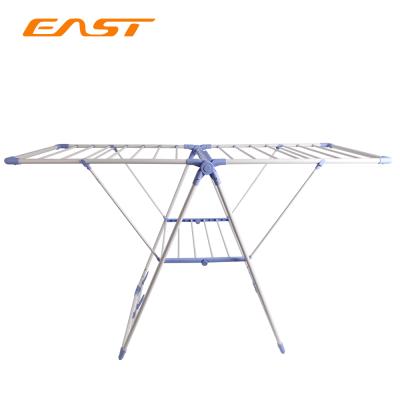 China Household Foldable Clothes IS CLASSIC Drying Hanger Folding Rack Laundry Cloth Storage Indoor Outdoor Rack for sale