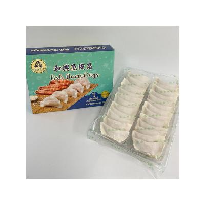 China Food Industry Import QualitySpicy DeliciousDumplings and Frozen Shrimp Fish MadeSeafood Frozen Hand Dumplings for sale